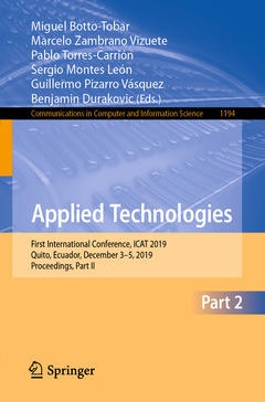 Couverture de l’ouvrage Applied Technologies