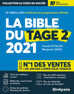 Couverture de l’ouvrage La bible du Tage 2 2021