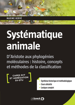 Cover of the book Systématique animale
