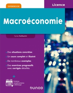 Couverture de l’ouvrage Macroéconomie - Licence