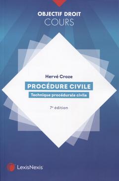 Couverture de l’ouvrage procedure civile