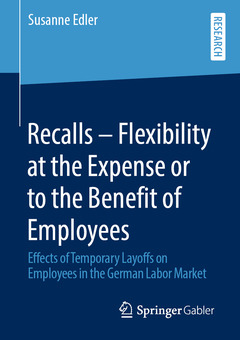 Cover of the book Recalls - Flexibility at the Expense or to the Benefit of Employees