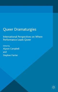 Cover of the book Queer Dramaturgies