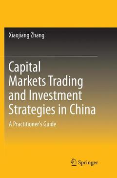Cover of the book Capital Markets Trading and Investment Strategies in China