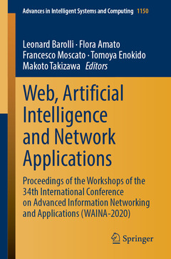 Couverture de l’ouvrage Web, Artificial Intelligence and Network Applications