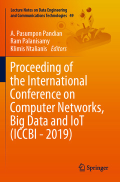 Couverture de l’ouvrage Proceeding of the International Conference on Computer Networks, Big Data and IoT (ICCBI - 2019)