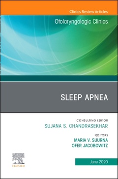 Couverture de l’ouvrage Sleep Apnea An Issue of Otolaryngologic Clinics of North America