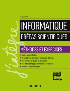 Couverture de l’ouvrage Informatique - Prépas scientifiques - Méthodes et exercices