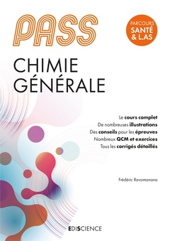 Cover of the book PASS Chimie générale - Manuel : cours + entraînements corrigés