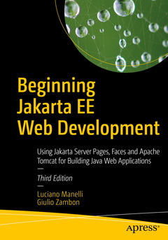 Couverture de l’ouvrage Beginning Jakarta EE Web Development