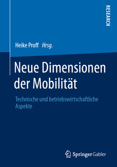 Couverture de l’ouvrage Neue Dimensionen der Mobilität