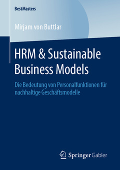 Couverture de l’ouvrage HRM & Sustainable Business Models