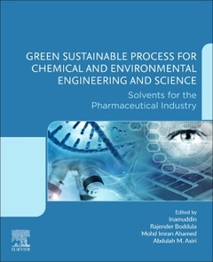Couverture de l’ouvrage Green Sustainable Process for Chemical and Environmental Engineering and Science