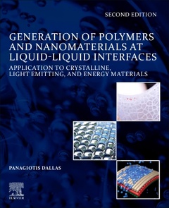 Couverture de l’ouvrage Generation of Polymers and Nanomaterials at Liquid-Liquid Interfaces