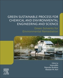 Couverture de l’ouvrage Green Sustainable Process for Chemical and Environmental Engineering and Science