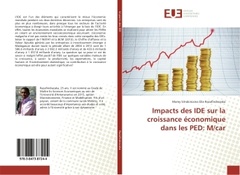 Couverture de l’ouvrage Impacts des IDE sur la croissance économique dans les PED: M/car
