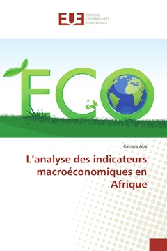 Couverture de l’ouvrage L'analyse des indicateurs macroéconomiques en Afrique