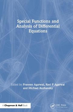 Cover of the book Special Functions and Analysis of Differential Equations