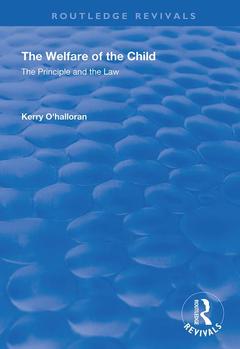 Couverture de l’ouvrage The Welfare of the Child