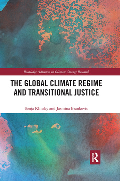 Couverture de l’ouvrage The Global Climate Regime and Transitional Justice