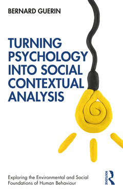 Couverture de l’ouvrage Turning Psychology into Social Contextual Analysis