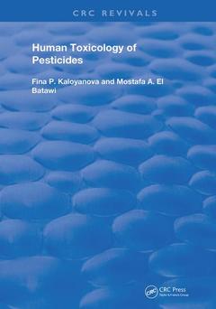 Cover of the book Human Toxicology of Pesticides