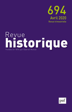 Couverture de l’ouvrage Revue historique n° 694 - varia