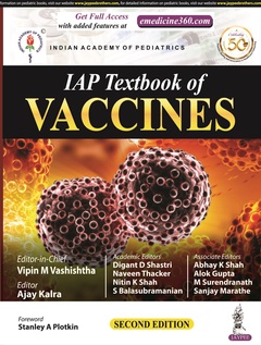 Couverture de l’ouvrage IAP Textbook of Vaccines