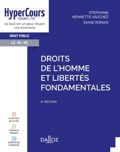 Cover of the book Droits de l'Homme et libertés fondamentales 4ed