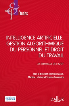 Couverture de l’ouvrage Intelligence artificielle, gestion du personnel et droit du travail
