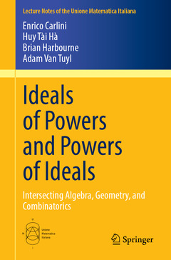 Couverture de l’ouvrage Ideals of Powers and Powers of Ideals
