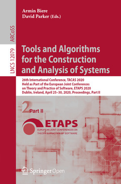 Couverture de l’ouvrage Tools and Algorithms for the Construction and Analysis of Systems