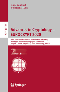 Couverture de l’ouvrage Advances in Cryptology – EUROCRYPT 2020