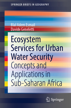 Couverture de l’ouvrage Ecosystem Services for Urban Water Security