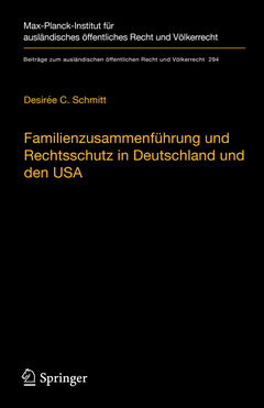 Couverture de l’ouvrage Familienzusammenführung und Rechtsschutz in Deutschland und den USA