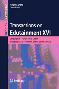 Couverture de l’ouvrage Transactions on Edutainment XVI