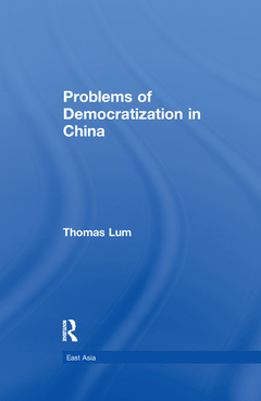 Couverture de l’ouvrage Problems of Democratization in China