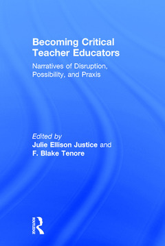 Cover of the book Becoming Critical Teacher Educators