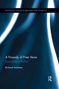Couverture de l’ouvrage A Prosody of Free Verse