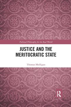 Cover of the book Justice and the Meritocratic State