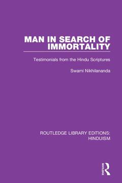 Couverture de l’ouvrage Man in Search of Immortality