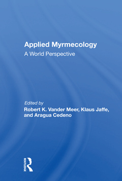 Couverture de l’ouvrage Applied Myrmecology