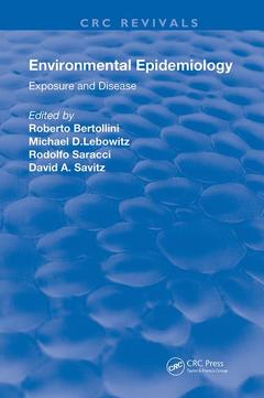 Couverture de l’ouvrage Environmental Epidemiology