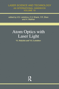 Couverture de l’ouvrage Atom Optics with Laser Light