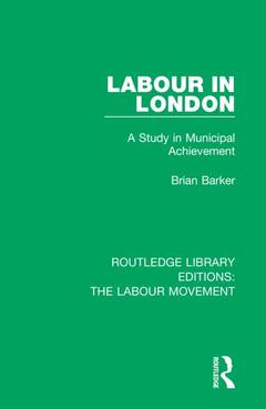 Couverture de l’ouvrage Labour in London