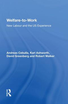 Couverture de l’ouvrage Welfare-to-Work