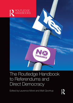 Couverture de l’ouvrage The Routledge Handbook to Referendums and Direct Democracy