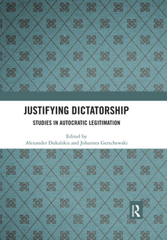 Couverture de l’ouvrage Justifying Dictatorship