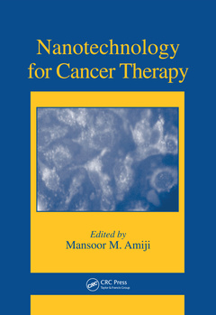 Couverture de l’ouvrage Nanotechnology for Cancer Therapy