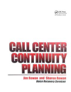 Couverture de l’ouvrage Call Center Continuity Planning
